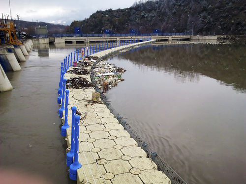 Pollution Control Boom Debris Pms Dock Marine Systems Floating