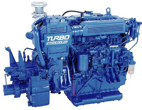 commercial marine engine : in-board diesel engine 100 - 300 hp (indirect injection, turbocharged) UM4BG1TCX (134 KW @ 2700 RPM -> 147 KW @ 2800 RPM) Isuzu motors
