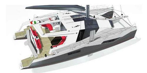 cruising catamaran (sailboat, aluminium) D555 Diamante Yachts