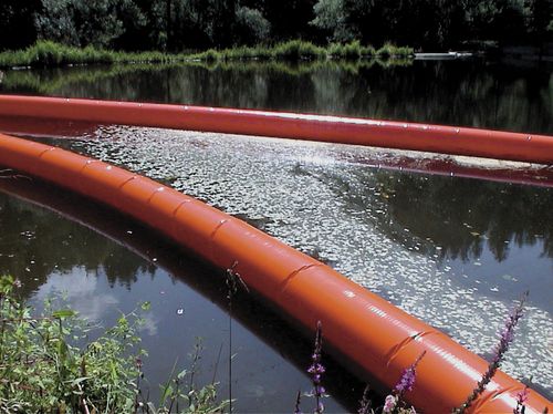 floating oil boom (inflatable, double-walled) Optimal Planen- und Umwelttechnik