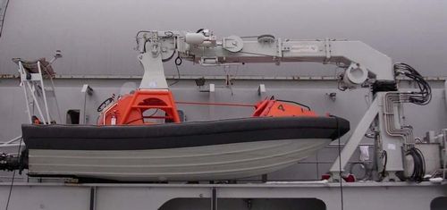 lifeboat davit for ships (hydraulic) BT-TYPE Vestdavit