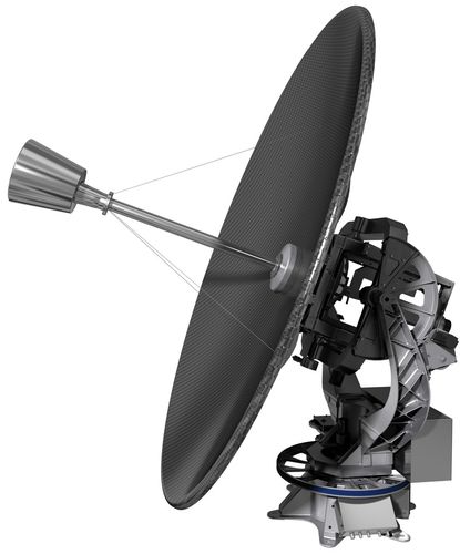 marine Satcom antenna (VSAT, C-band, for ships) 2.4M  C2SAT communications AB