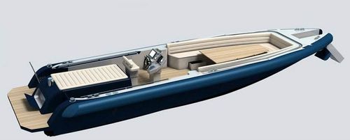 motor-boat : in-board center console boat (yacht tender) TENDER Alcatraz Marine