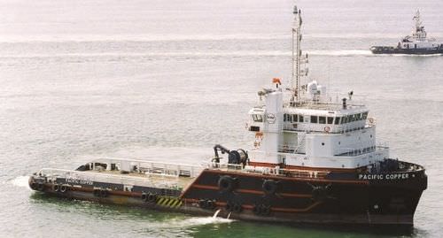 offshore support vessel : AHT - anchor handling tug vessel (shipyard) BOLLARD PULL : Min - 65 T Keppel Shipyard