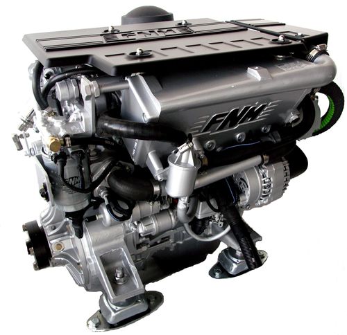 pleasure boat engine : in-board diesel engine 100 - 200 hp (jet-drive, common-rail, variable geometry turbocharger) MAX. 110 HP | HPE 110 JD Fnm Marine - CMD