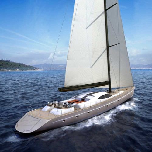 sailboat : cruising sailing-yacht (aluminium) 120' PERFORMANCE CRUISER Van Dam Nordia