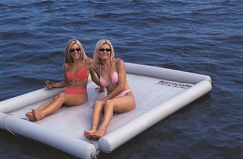 water toy : inflatable mattress PLATFORM Barracuda