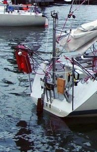 wind vane self steering for sailboats CASTOR ASMER