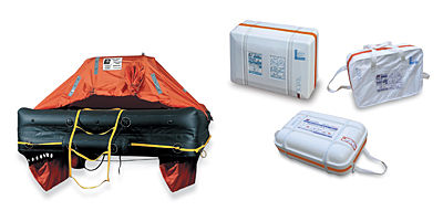 yacht liferaft ISO 9650 Duarry