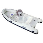 Equipped rigid inflatable boat (outboard, side console) 18 OPEN 18' 6