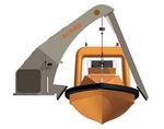 MOB boat davit for ships NRDS 3500 H NoreqFender