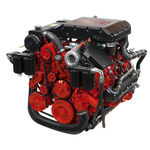 Pleasure boat engine : in-board diesel engine 300 - 400 hp (common-rail, variable geometry turbocharger) VGT 350 BUKH