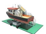 Work-boat davit for ships NPWD SERIES Noreq