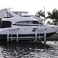 Aluminium boat lift - EIGHT POST