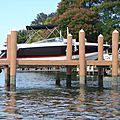 Aluminium boat lift - BEAMLESS