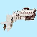 boat engine / in-board / petrol / 100-200 hp - B190/220 (165 -> 190 HP @ 5500 RPM)