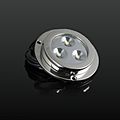 boats underwater light / LED / surface-mount / stainless steel - 3X2W