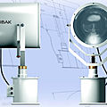 bulbs floodlight / for ships / halogen / > 1999 W - NHS450