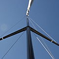 carbon mast / sailboat -