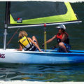 cat boat sailing dinghy - TAZ