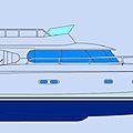 catamaran express-cruiser / flybridge - TRAWLER 420