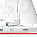 catamaran sailboat / cruiser-racer / serial - TS 50 GA