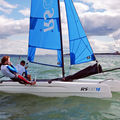 children's sailing dinghy - RS CAT16