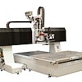 CNC machining centre / 5-axi / vertical / for composites - FXB SINGLE