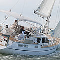 cruiser sailboat / deck saloon / motor-boats 2 cabins / serial - 42
