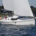 cruiser sailboat / deck saloon / motor-boats 2 cabins / serial - 45