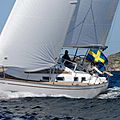 cruiser sailboat / teak deck - 355