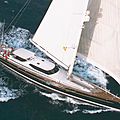 cruiser sailing-superyacht / center cockpit / series - RED DRAGON