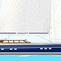 cruiser sailing-yacht / Aluminium / sailboats 5 cabins / serial - 47T