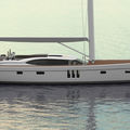 cruiser sailing-yacht / deck saloon / serial - 745