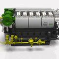 diesel generator set / for ships - DZD SERIES (720 KW @ 720 RPM -> 2670 KW @ 1000 RPM)
