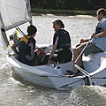 double sailing dinghy / asymmetric spinnaker - RS VISION