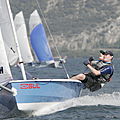 double sailing dinghy / asymmetric spinnaker - RS 400