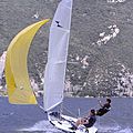double sailing dinghy / asymmetric spinnaker / handed single trapeze - ZZAP