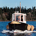 in-board day-cruiser / wood / motor-boats classic - GODZILLA 22