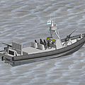 in-board inflatable boat / center console / semi-rigid / military boats - FRISC © 1103 - Interception & Special Forces