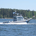 in-board inflatable boat / with enclosed cockpit / semi-rigid / patrol-boats - C-1100