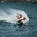 in-board inflatable boat / with enclosed cockpit / semi-rigid / patrol-boats - C-3500