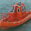 in-board inflatable boat / with enclosed cockpit / semi-rigid / rescue boats - 800SX MULTIROLE