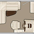 in-board pontoon boat / sterndrive / tri-tube / 11 person max. - 2375 RL I/O