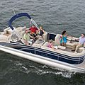 in-board pontoon boat / sterndrive / tri-tube / 13 person max. - 2575 RCW I/O