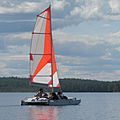 inflatable sport catamaran - DUCKY 17