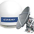 marine antenna / for ships / Ku-band / Satcom - C2SAT Ku130