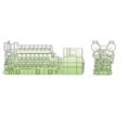 medium speed generator set / diesel / for ships - V32/40 (5820 KW @ 720 RPM -> 8730 KW @ 750 RPM)