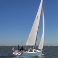 open transom sailboat day-sailer / with cabin / serial - 275 SPORT