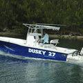 outboard center console boat / twin engine / sport-fishing / with T-top - 278T